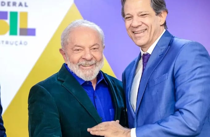 Lula e Haddad. Foto: Ricardo Stuckert/PR