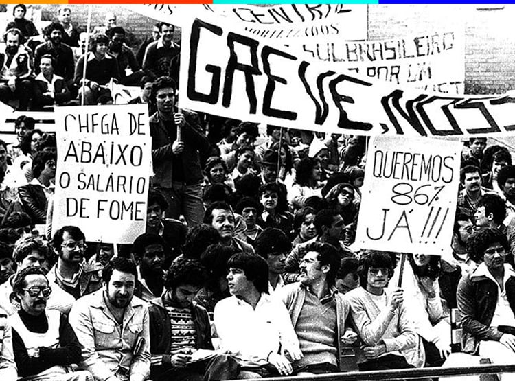 Muito além das conquistas históricas de jornada de trabalho, horas extras, insalubridade, dentre outras, a luta sindical mais eminente perpassou a manutenção do emprego e focou na própria sobrevivência. Foto: Reprodução