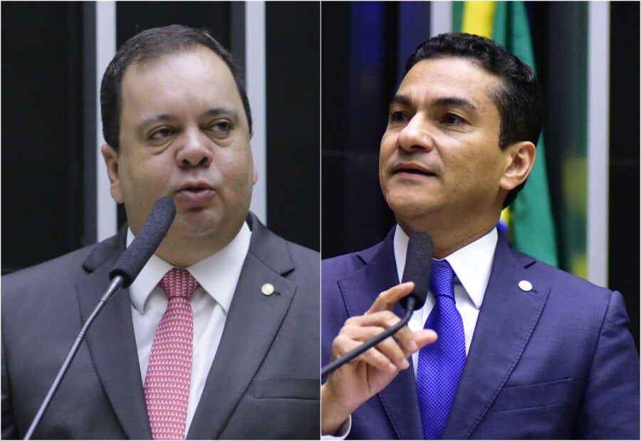 Os deputados Elmar Nascimento (União Brasil-BA) e Marcos Pereira (Republicanos-SP) são os mais cotados pelos líderes do Congresso para presidir a Câmara no biênio 2025/2026. Fotos: Câmara dos Deputados