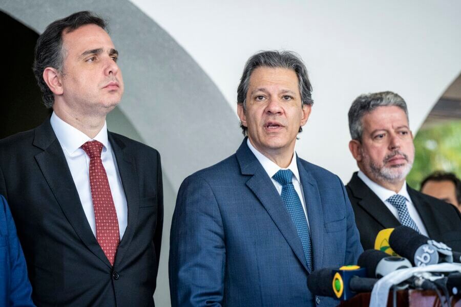 Presidente do Senado, Rodrigo Pacheco afirma que tanto ele quanto o presidente da Câmara, Arthur Lira, já indicaram o compromisso em perseguir a meta de déficit zero definida por Haddad

Foto: Pedro Gontijo/Senado Federal