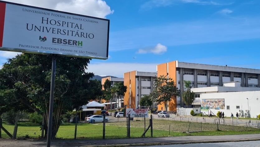 Hospital Universitário da UFSC. Foto: UFSC