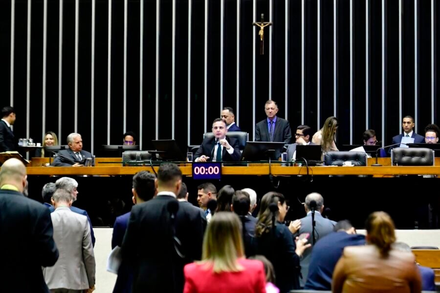 Congresso pauta para esta quinta-feira (21) a votação do orçamento de 2024, abrindo caminho para o recesso legislativo.
Foto: Waldemir Barreto/Agência Senado