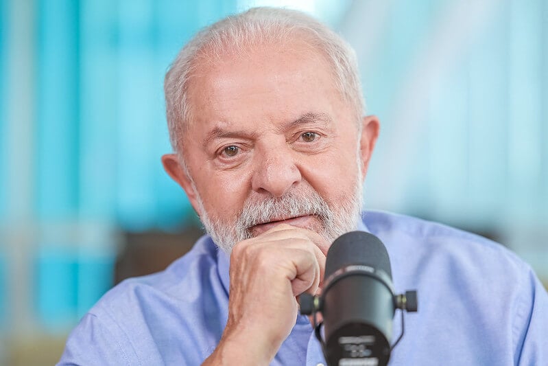 Essa foi a primeira vez que o presidente se manifestou a respeito da investigação sobre espionagem ilegal por parte da Abin. Foto: Ricardo Stuckert / PR