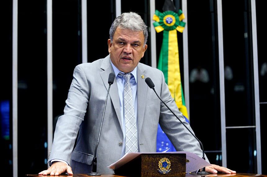 O senador Sérgio Petecão, presidente da Comissão de Segurança Pública do Senado, confirmou que Ramagem será ouvido pelo colegiado logo na volta dos trabalhos sobre espionagem ilegal. Foto: Marcos Oliveira/Ag. Senado