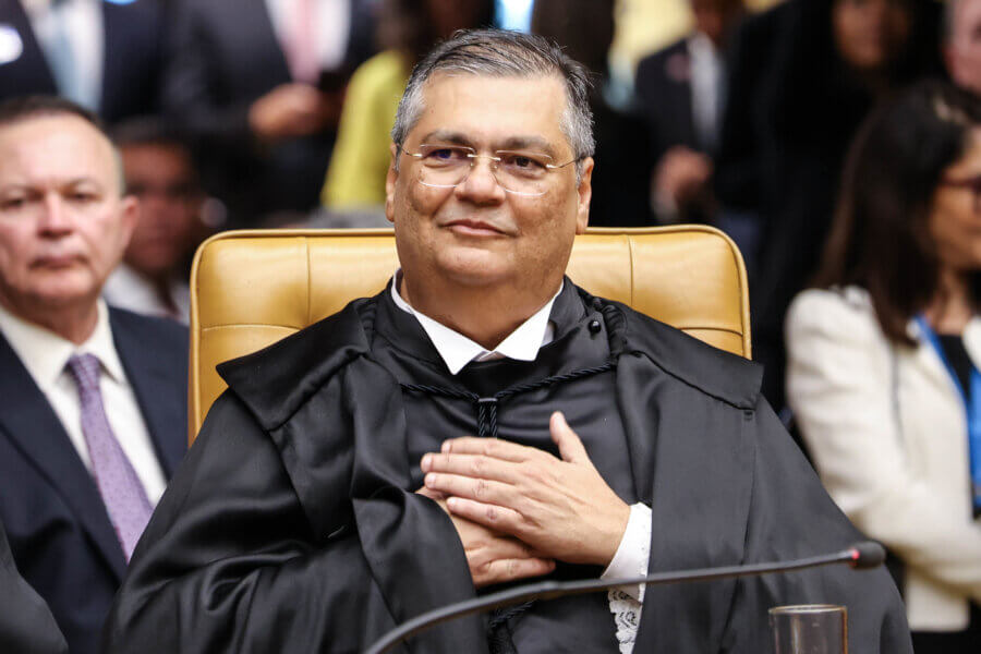 Flávio Dino deixa o cargo de senador e a vida político-partidária para assumir a vaga no Supremo Tribunal Federal. Foto: Fellipe Sampaio/SCO/STF