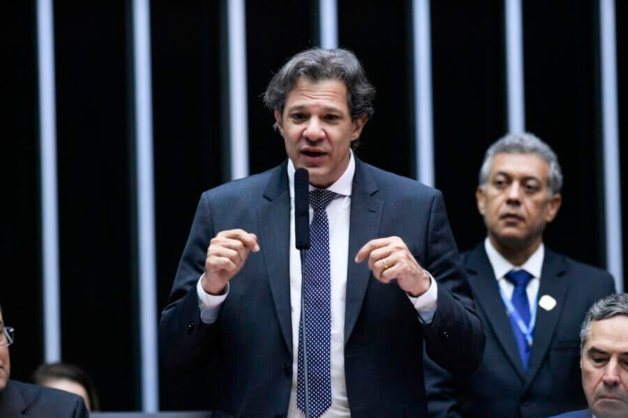 O ministro da Fazenda, Fernando Haddad, deve recuar da reoneração; Congresso discute agora o Perse, também incluso na MP

Foto: Jeferson Rudy/Agência Senado