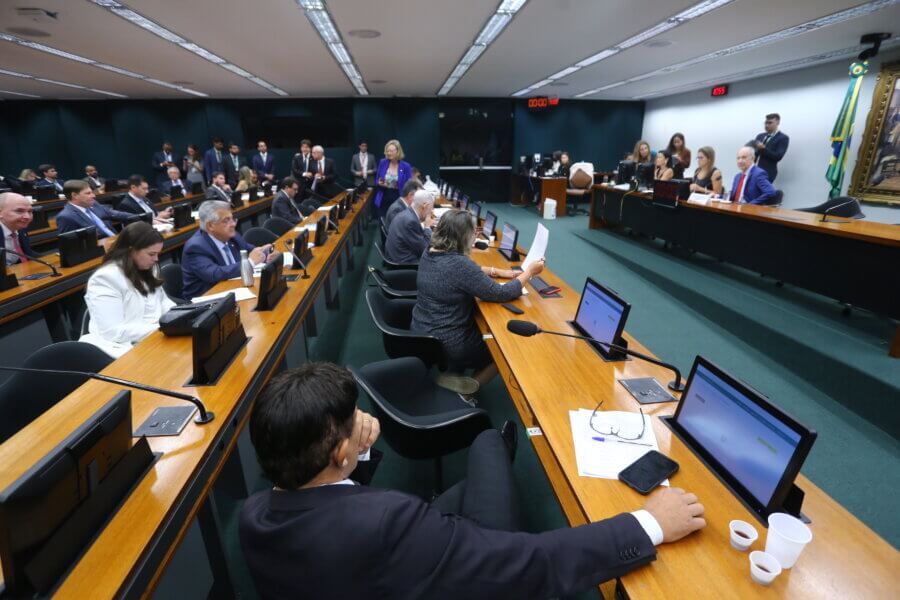 Retomada de trabalhos da Câmara dos Deputados é marcada pelo retorno da discussão sobre anistia aos presos por ataques de 8 de janeiro na CCJ. Foto: Vinicius Loures/Câmara dos Deputados