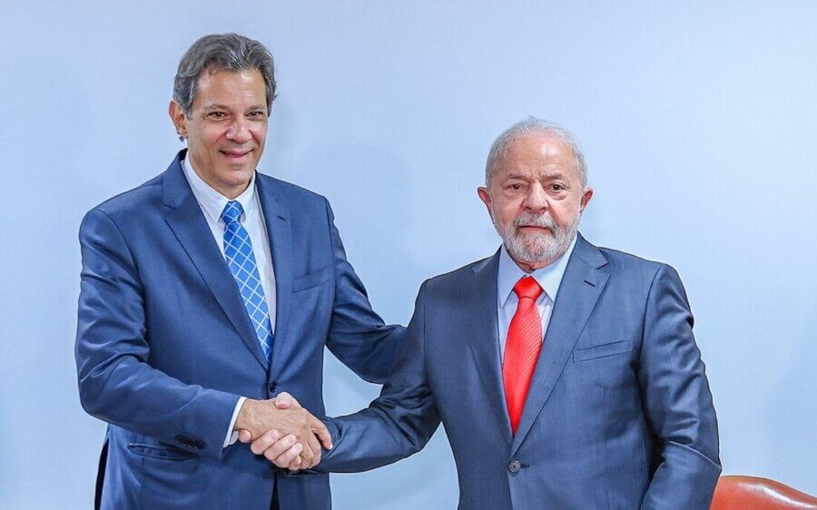 Haddad e Lula têm dois encontros nesta quarta-feira (3). Foto: Ricardo Stuckert/PR