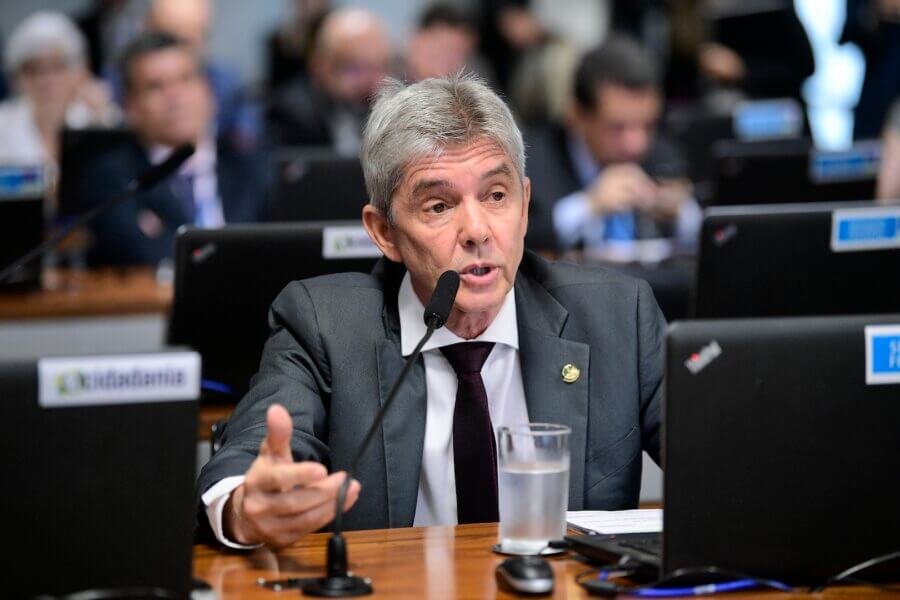 O senador Jaime Bagattoli é o relator do PL na Comissão de Segurança Pública do Senado

Foto: Pedro França/Agência Senado