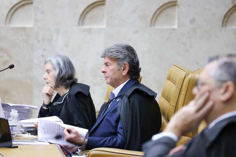 A decisão do STF ocorreu após um pedido de vista feito pelo ministro Luiz Fux. Não há data para a retomada do julgamento. A suspensão da desoneração continua em validade. Foto: Antonio Augusto/SCO/STF