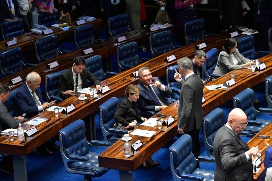 Plenário do Senado durante votação da PEC das Drogas

Foto: Jonas Pereira/Agência Senado