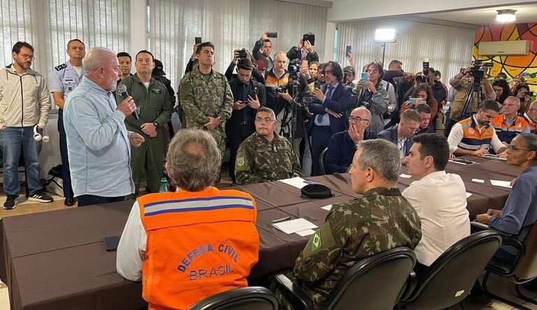 No último ano, o ministério também auxiliou na situação de calamidade no Vale do Taquari, no Rio Grande do Sul, que também foi castigado por chuvas intensas. Foto: Reprodução