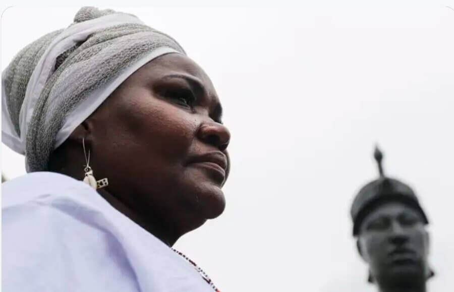 Celebração do Dia da Consciência Negra no Monumento a Zumbi dos Palmares em 2023. Foto: Fernando Frazão/Agência Brasil