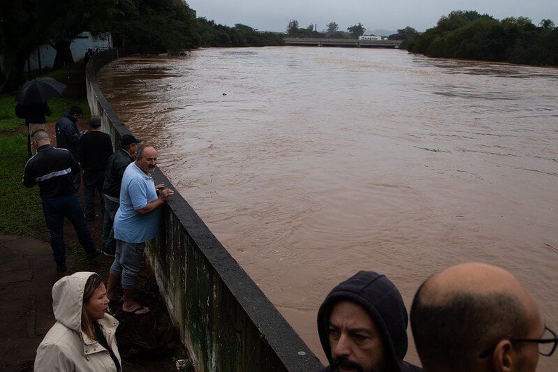 Crise climática está por trás da maior tragédia ambiental do Rio Grande do Sul. Foto: Thales Renato/Mídia Ninja