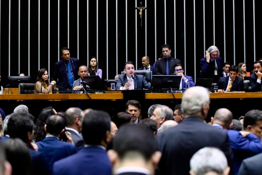 Plenário da Câmara dos Deputados durante sessão conjunta do Congresso sobre vetos 

Foto: Roque de Sá/Agência Senado