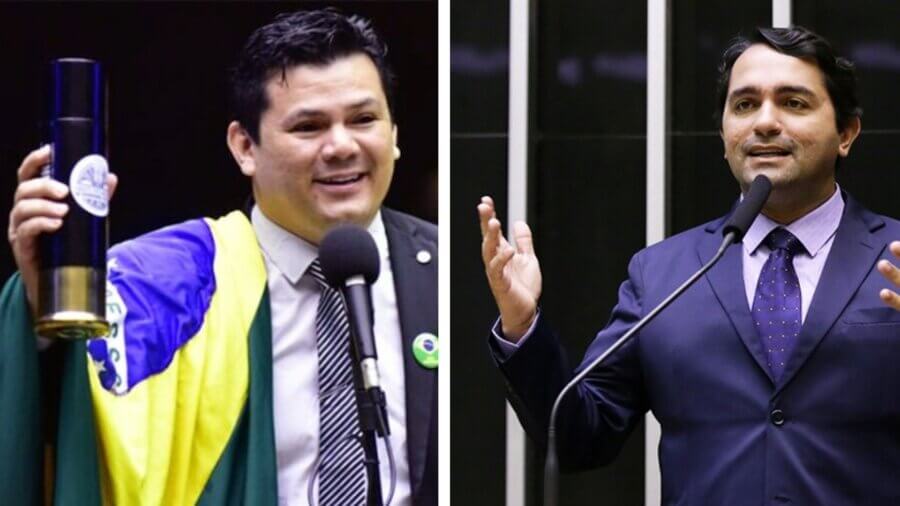 Levantamento do Congresso em Foco captou dez processos dos deputados Gilvan da Federal e Junior Lourenço. Fotos: Câmara dos Deputados