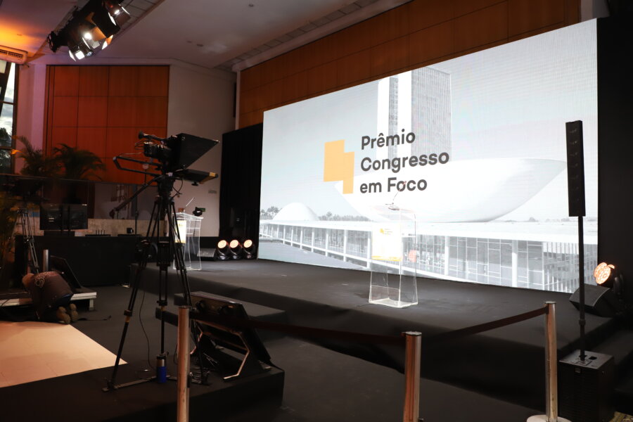 Cerimônia de entrega do Prêmio Congresso em Foco | Foto: Paulo Negreiros