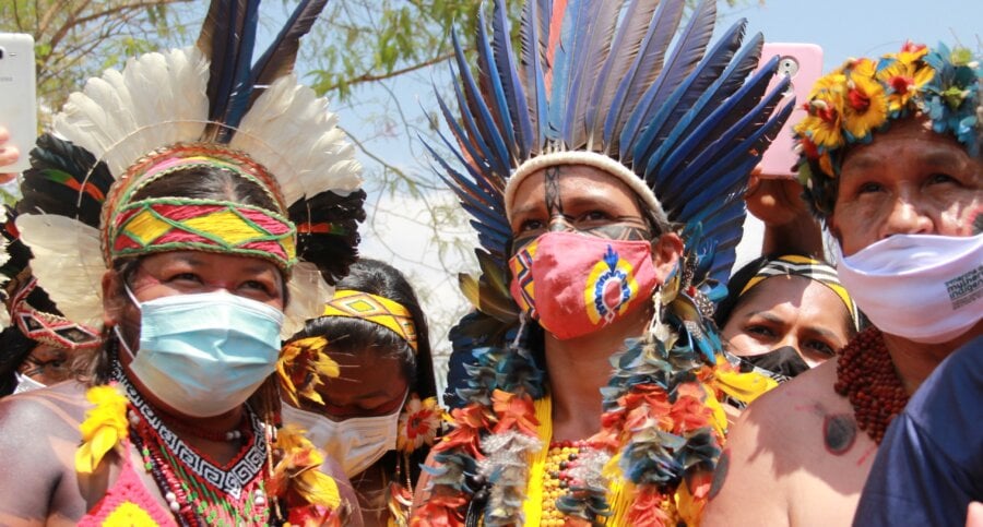 Conselho Indigenista Missionário enviou nota técnica ao STF alertando que a Constituição não permite negociações sobre terras indígenas. Proposta foi recebida com ceticismo desde o início por lideranças. Foto: Lucas Neiva/Congresso em Foco