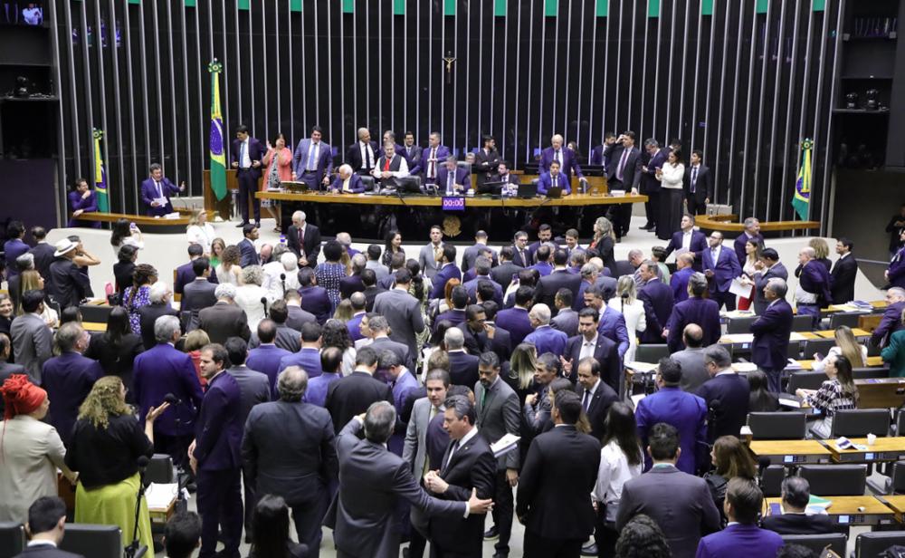 Plenário da Câmara na votação do primeiro projeto de regulamentação da reforma tributária. Foto: Mário Agra/Ag. Câmara