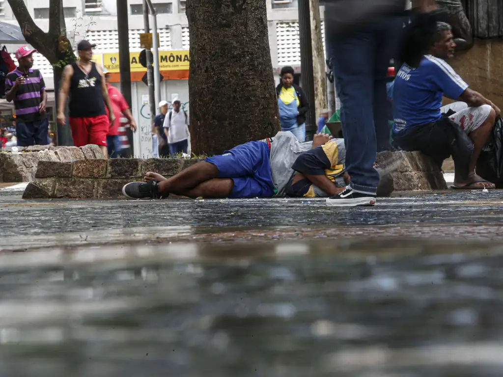 População de rua em São Paulo. Foto: Paulo Pinto/Agência Brasil