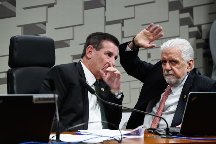 O senador Vanderlan Cardoso é o autor da PEC para a autonomia financeira do BC; negociação é encabeçada pelo líder do Governo no Senado, Jaques Wagner

Foto: Roque de Sá/Agência Senado