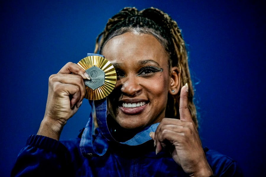 Rebeca Andrade ganhou as medalhas de ouro e prata na ginástica artística em Tóquio e se tornou uma das principais estrelas do Brasil nas Olimpíadas. Foto: COB