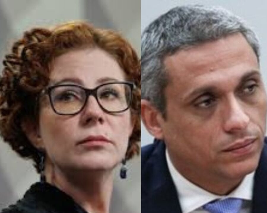 Deputados Carla Zambelli e Gustavo Gayer