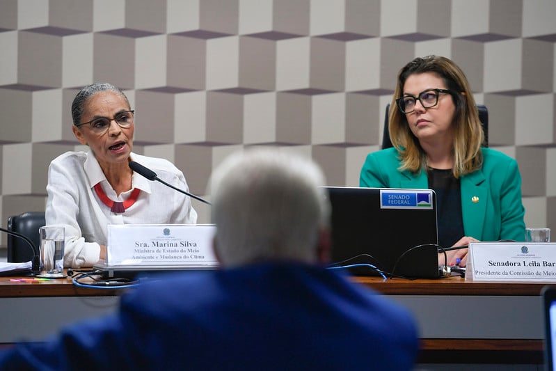 Marina falará à Comissão do Meio Ambiente a pedido de Leila Barros. Foto: Edilson Rodrigues/Ag. Senado