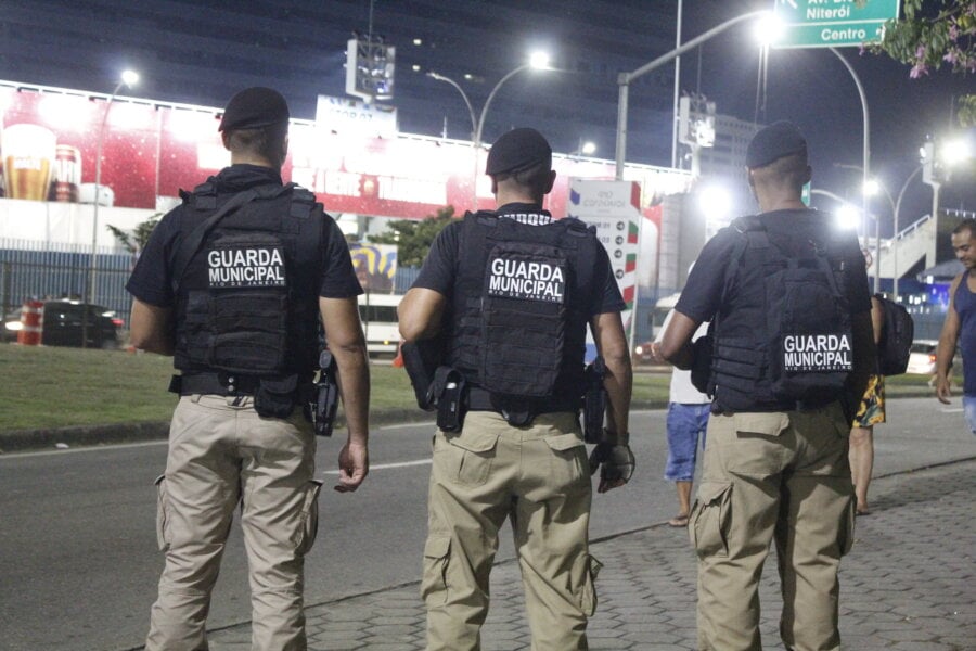 Homens da Guarda Municipal do Rio de Janeiro. Foto: GM-Rio/Divulgação