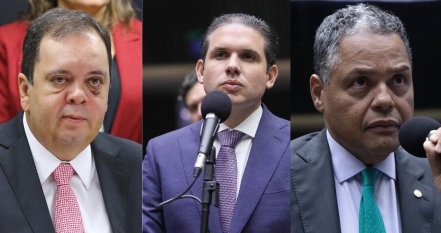 Elmar Nascimento , Antonio Brito e Hugo Motta se somaram nas principais discussões da Câmara dos Deputados na atual legislatura. Foto: Agência Câmara