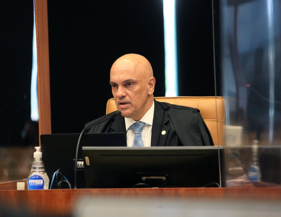 Para o prosseguimento do processo contra o ministro Alexandre de Moraes, presidente do Senado, Rodrigo Pacheco (PSD-MG), deve pautar requerimento Foto: Nelson Jr/SCO/STF