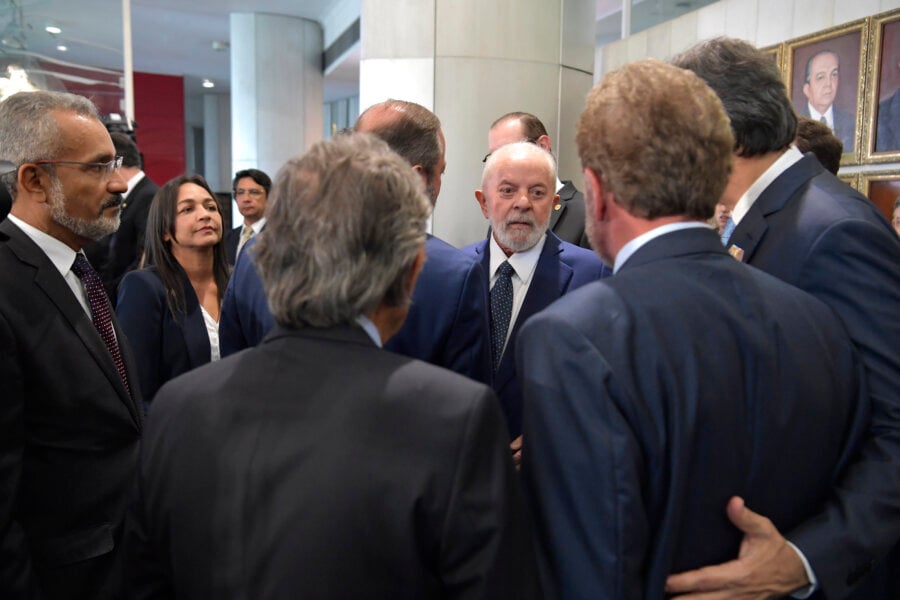 Lula no Congresso Nacional. Foto: Jonas Pereira/Agência Senado