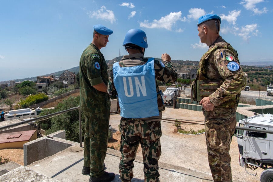 Militares da Unifil, base de paz da ONU no Sul do Líbano. Foto: Pasqual Gorriz/ONU