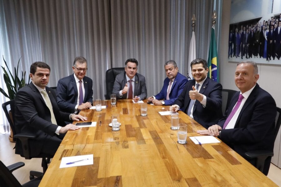 Reunião do PP com Alcolumbre. Foto: assessoria Davi Alcolumbre