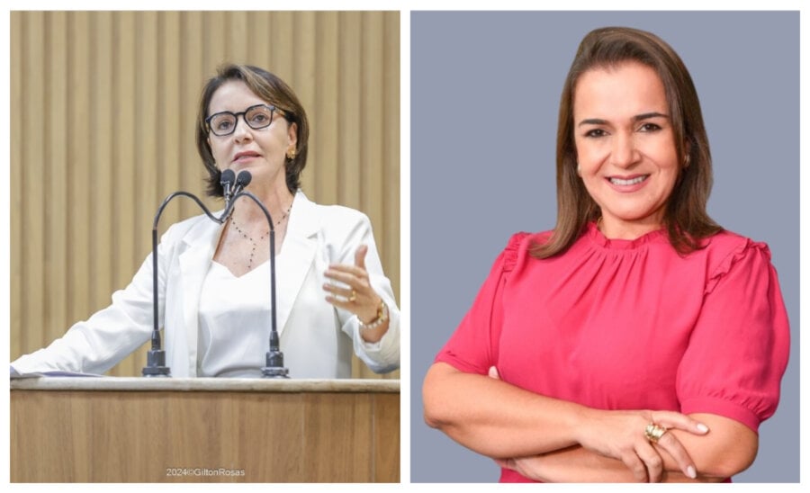 Emília Corrêa (PL, à esquerda) e Adriane Lopes (PP, à direita) foram as únicas mulheres eleitas nas capitais Fotos: Divulgação