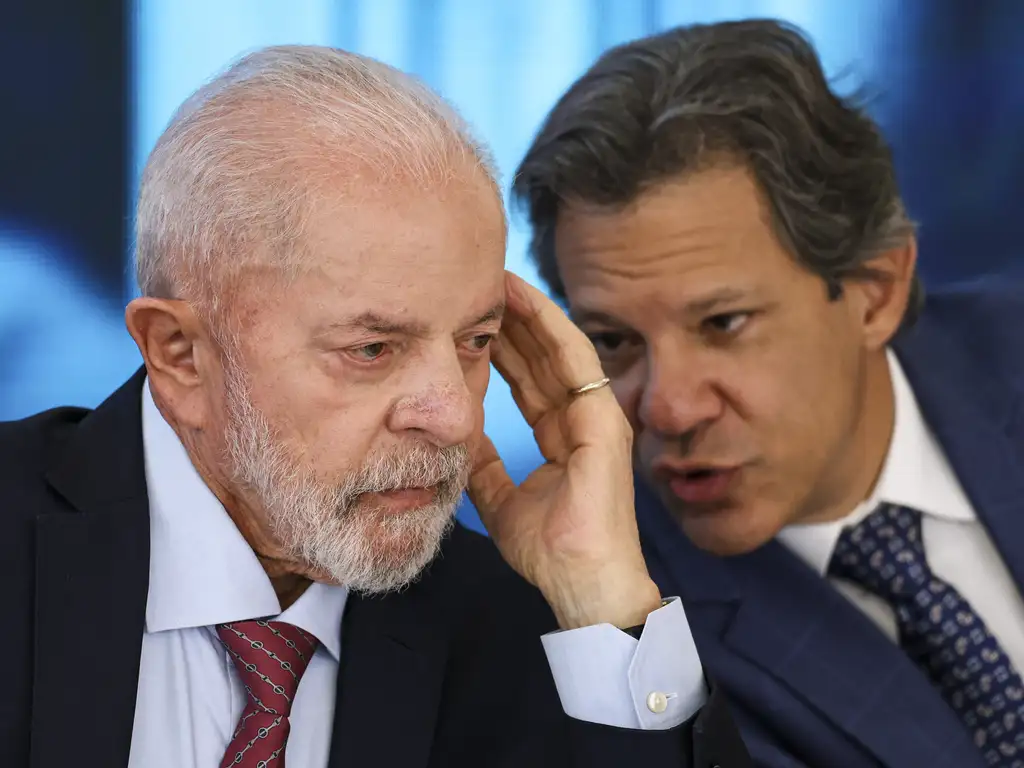 Lula com Fernando Haddad. Foto: Marcelo Camargo/Agência Brasil