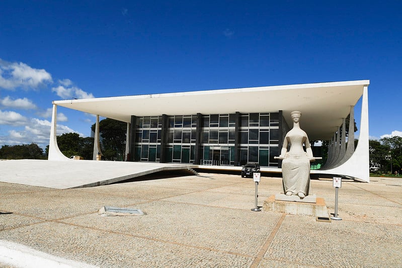 Fachada do STF, em Brasília. Foto: Roque de Sá/Agência Senado