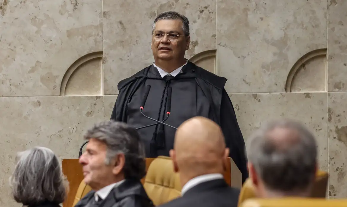 Dino durante cerimônia de sua posse em fevereiro deste ano. Foto: Valter Campanato/ABr