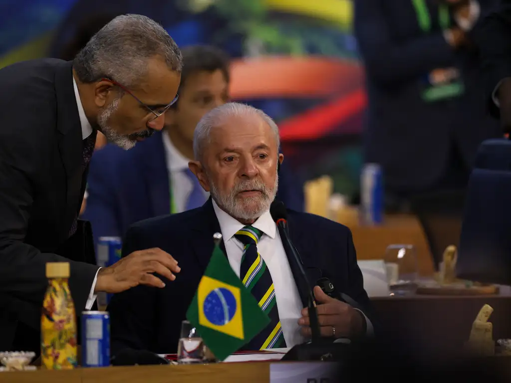 O presidente Lula (PT) na cerimônia de abertura da Cúpula do G20. Foto: Tomaz Silva/Agência Brasil