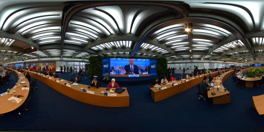 Visão ampla da Cúpula do G20, no Rio de Janeiro. Foto: G20 Brasil (via Flickr)