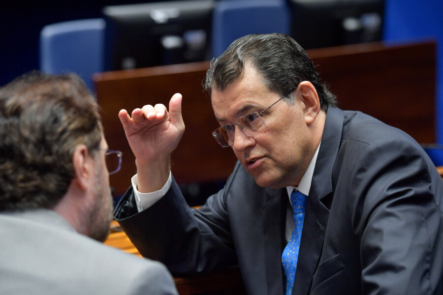 Relator da reforma tributária, Eduardo Braga, negociou tramitação e sanção célere com GT da Câmara e com a Fazenda Foto: Saulo Cruz/Agência Senado