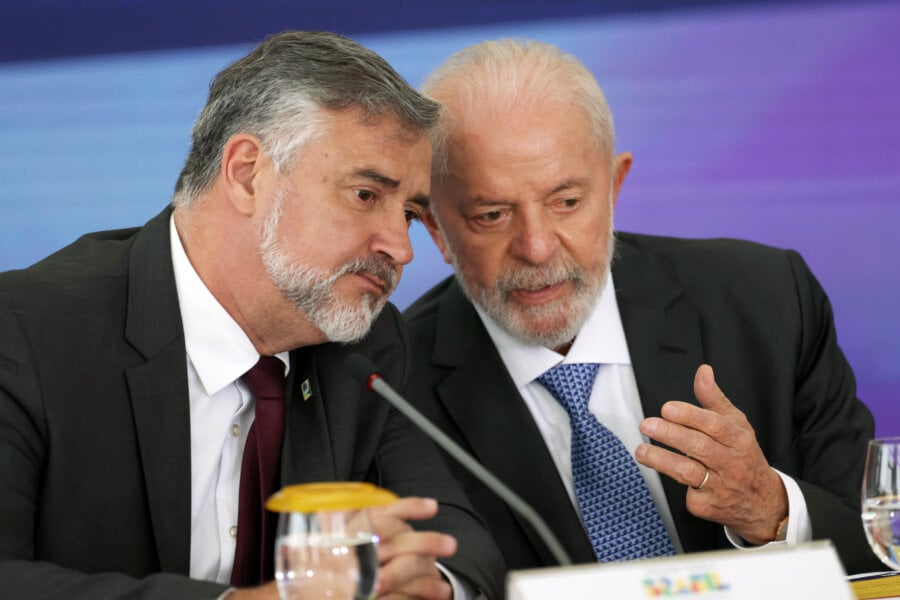 O marqueteiro Sidônio Palmeira, que chefiou a campanha de Lula em 2022, é quem deve assumir a Secom em reforma ministerial  Foto: José Cruz/Agência Brasil