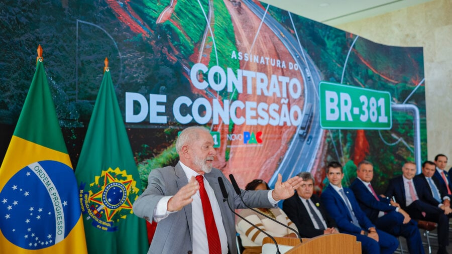 Atrito entre Lula e Romeu Zema veio por críticas do governador mineiro a veto ao programa de renegociação de dívida dos estados com a União Foto: Ricardo Stuckert/PR