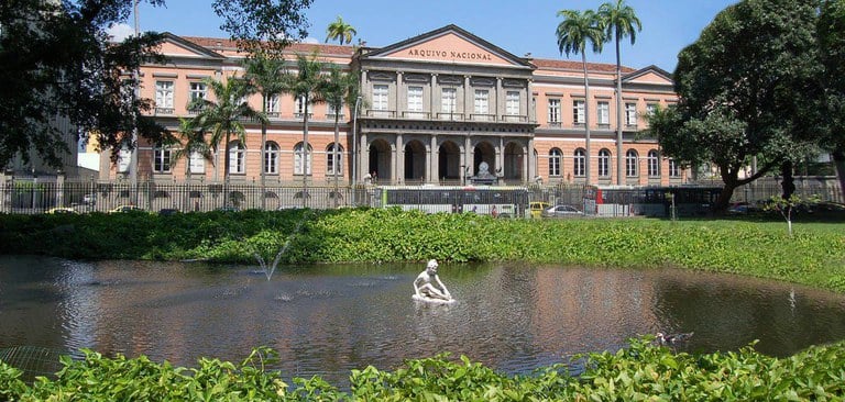 Prédio do Arquivo Nacional, no Rio de Janeiro. Foto: Divulgação/Governo Federal