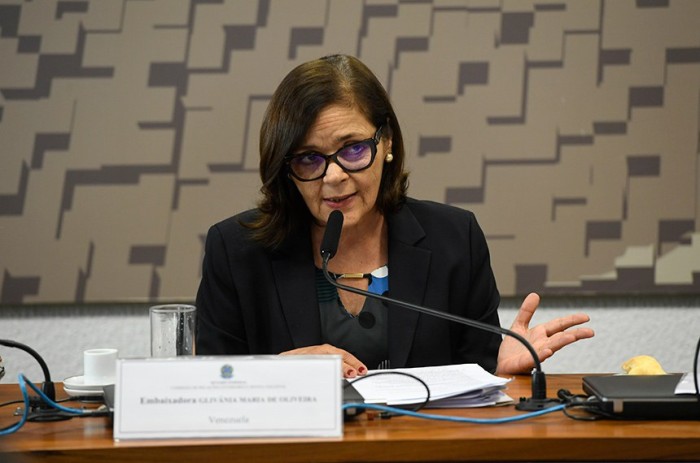 Embaixadora Glvânia Maria de Oliveira. Foto: Agência Senado