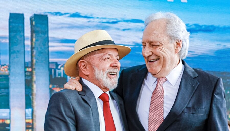 O presidente Lula com o ministro da Justiça e Segurança Pública, Ricardo Lewandwski. Foto: Ricardo Stuckert/Presidência da República