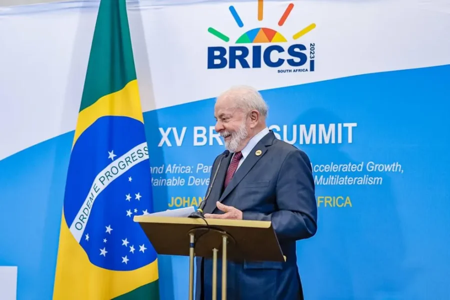 Lula em encontro do Brics, na África do Sul, em 2023. Foto: Ricardo Stuckert/Presidência da República

