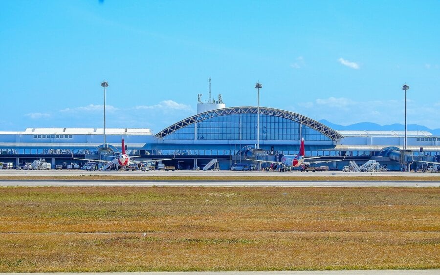 Vista do Aeroporto Internacional de Fortaleza. Foto: Alexandro Dias (via Wikimedia Commons/licença Creative Commons)