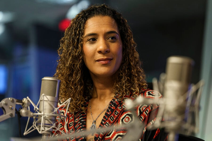 Escola de samba Unidos de Padre Miguel oficializou a participação da ministra Anielle Franco para o desfile de 2025. Foto: Marcelo Camargo/Agência Brasil