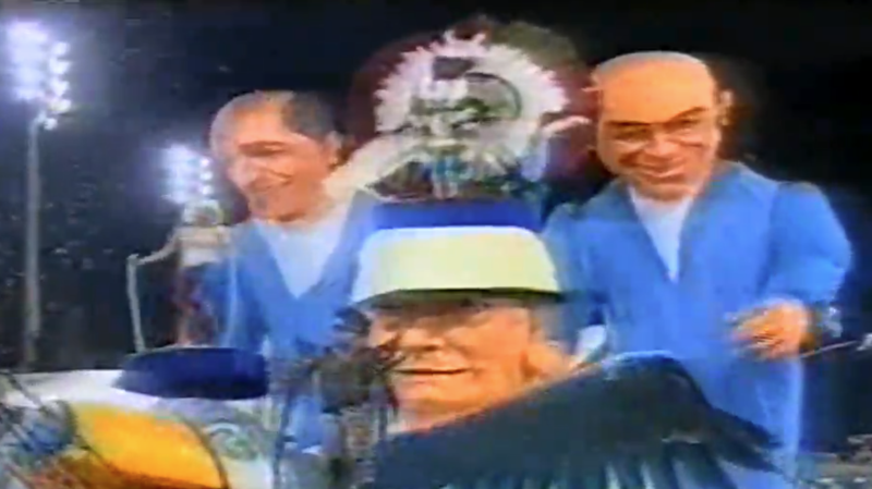 Carro alegórico da Leandro de Itaquera, em 2006.